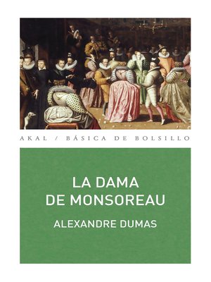 cover image of La dama de Monsoreau